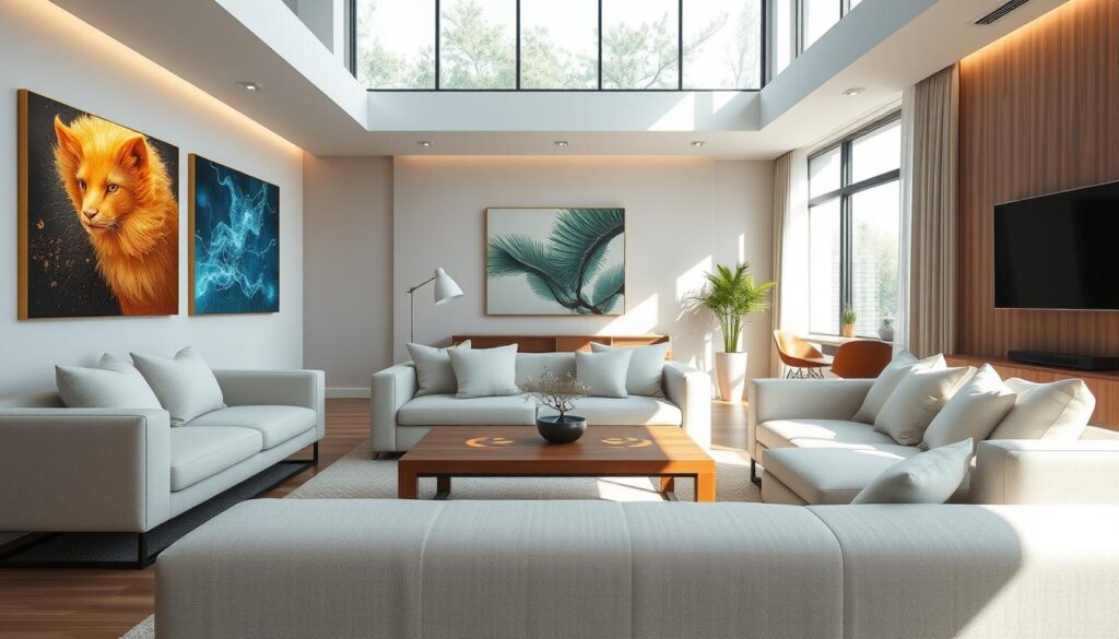 AI-powered sustainable interior design