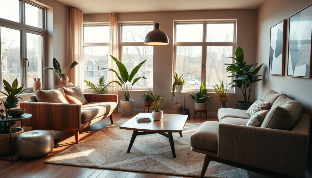 mid century modern interior design