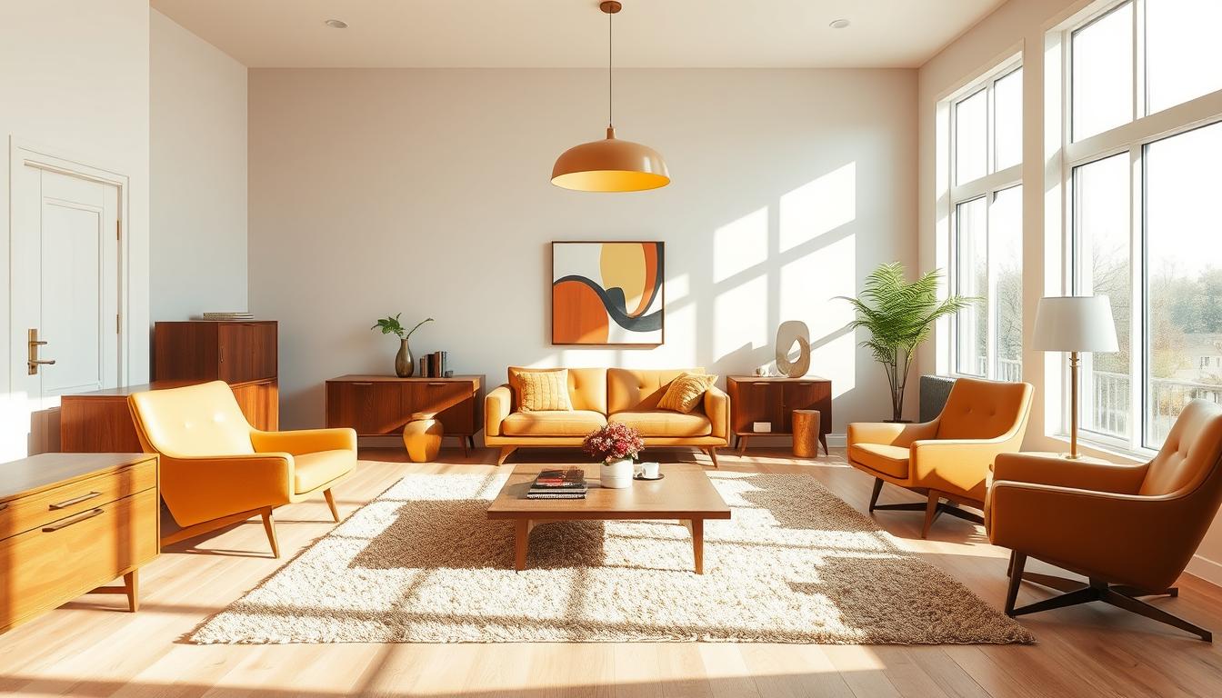 mid century modern interior design