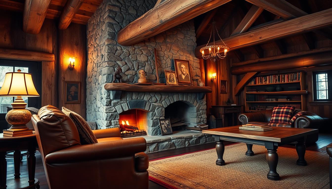 rustic lounge interior design