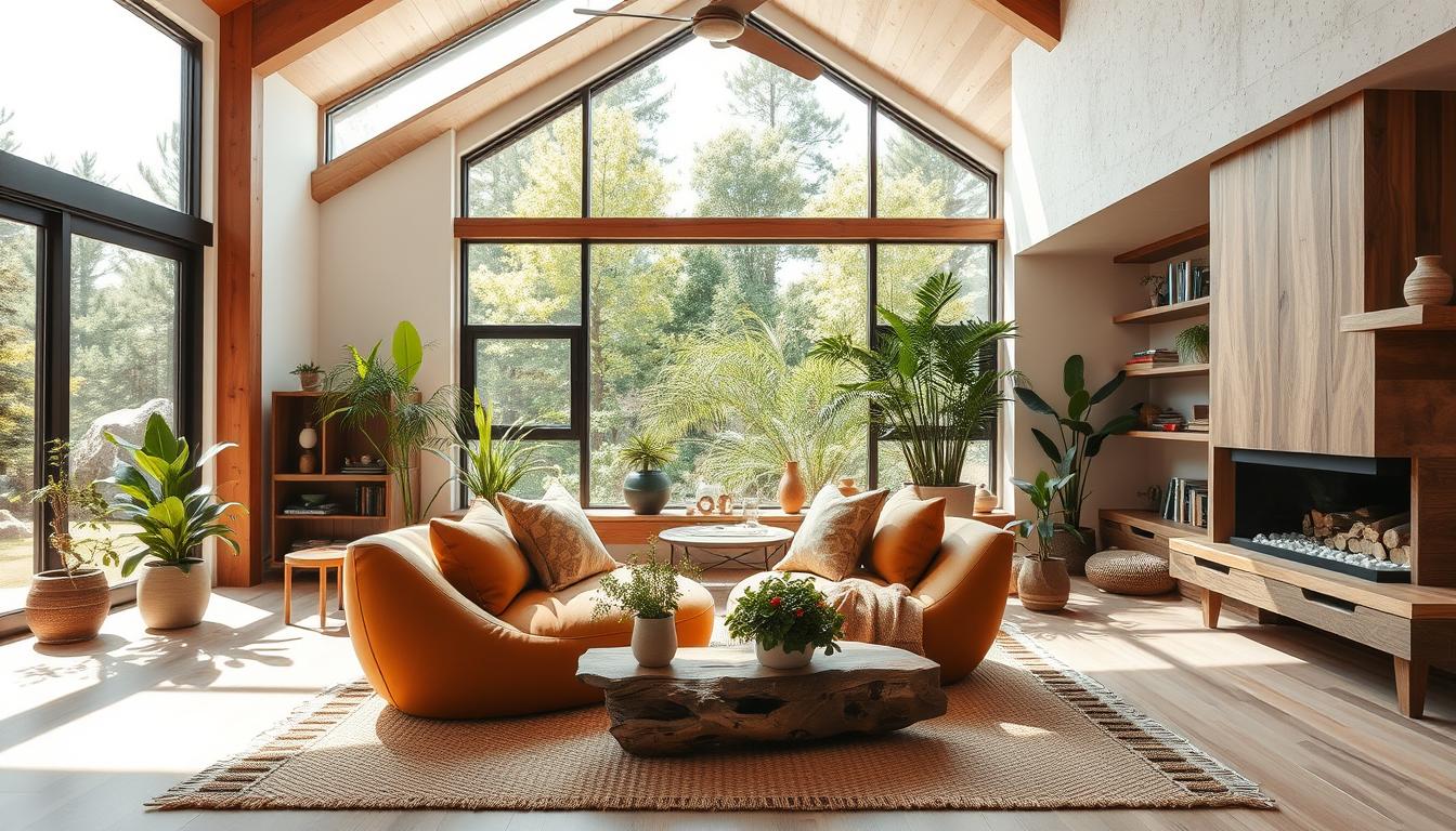 sustainable lounge interior design