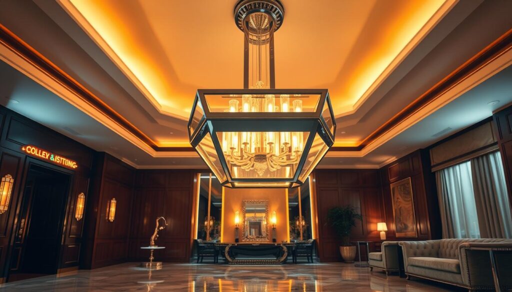art deco lighting design