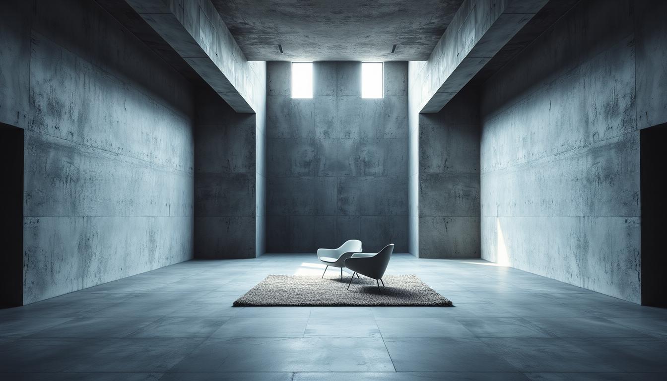 brutalist interior design