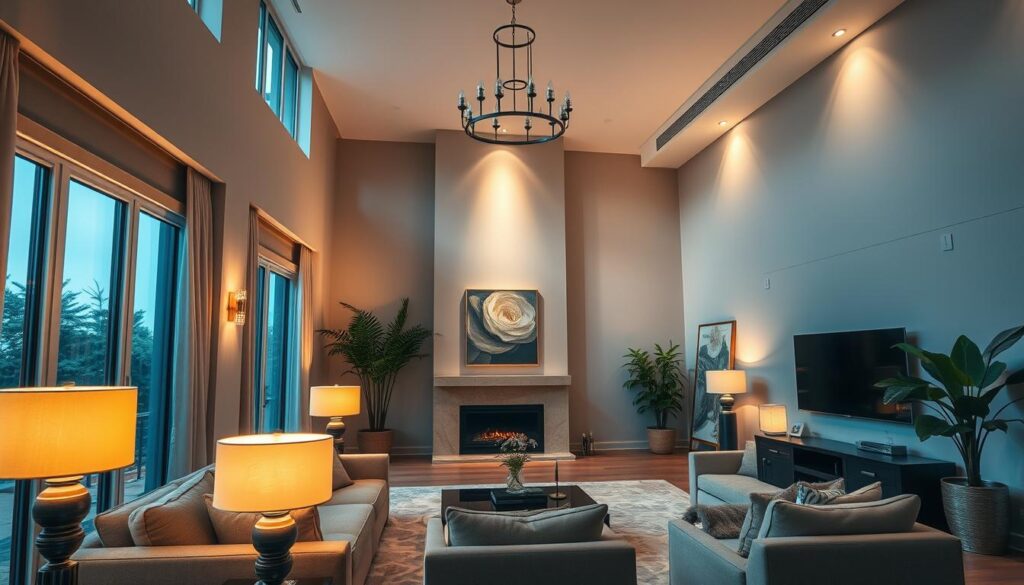 lighting design in interior design