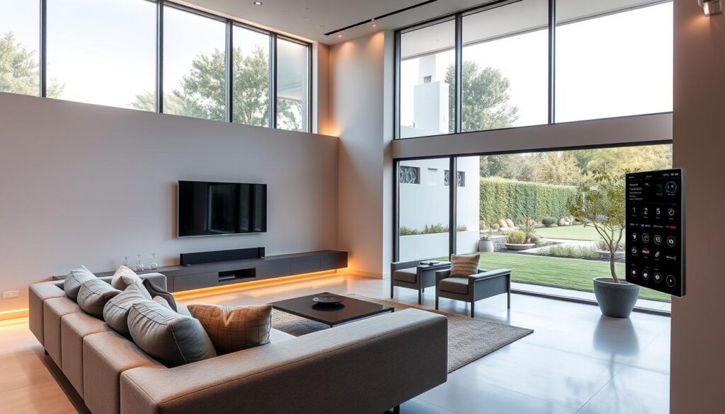 luxury home interiors with smart technology