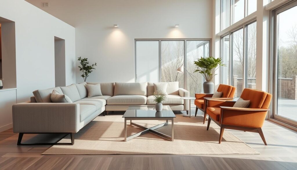 modern living room furniture arrangement