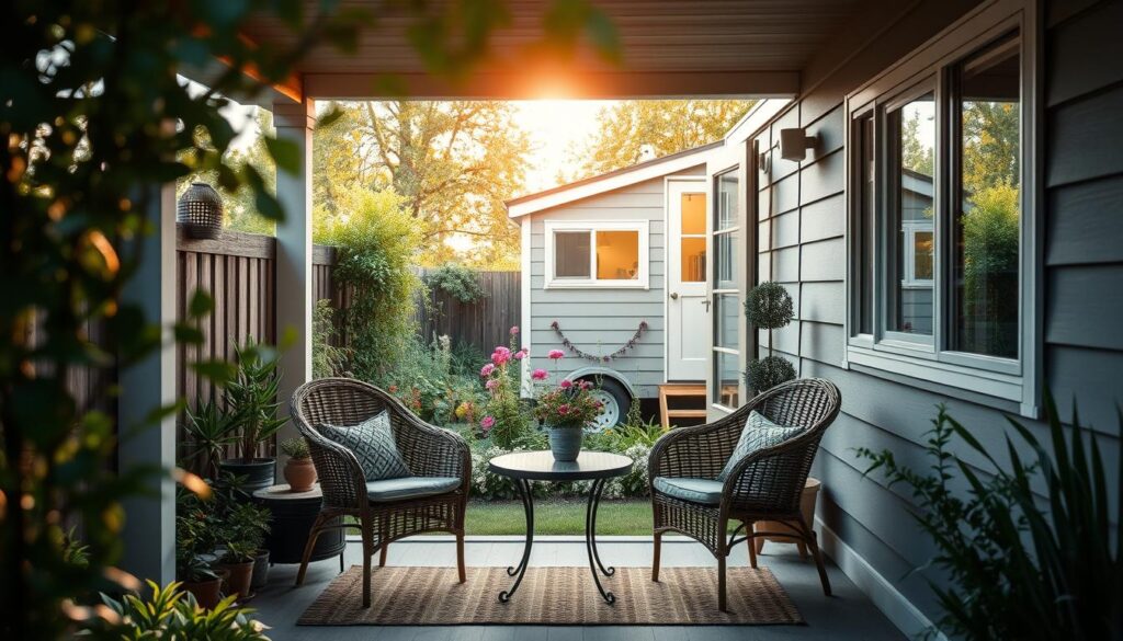 outdoor spaces tiny home