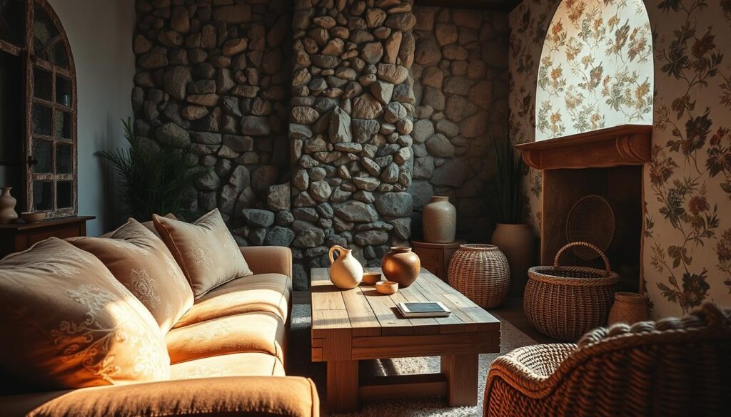 textures and patterns in interior design