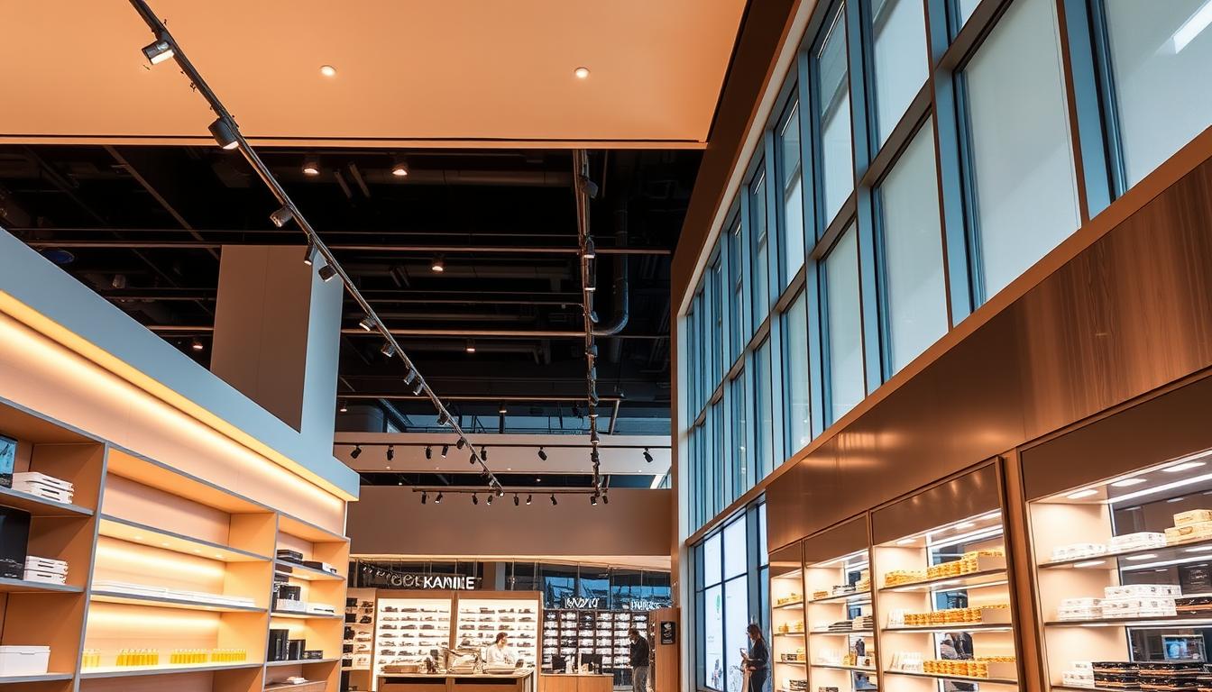 zara retail interiors lighting design