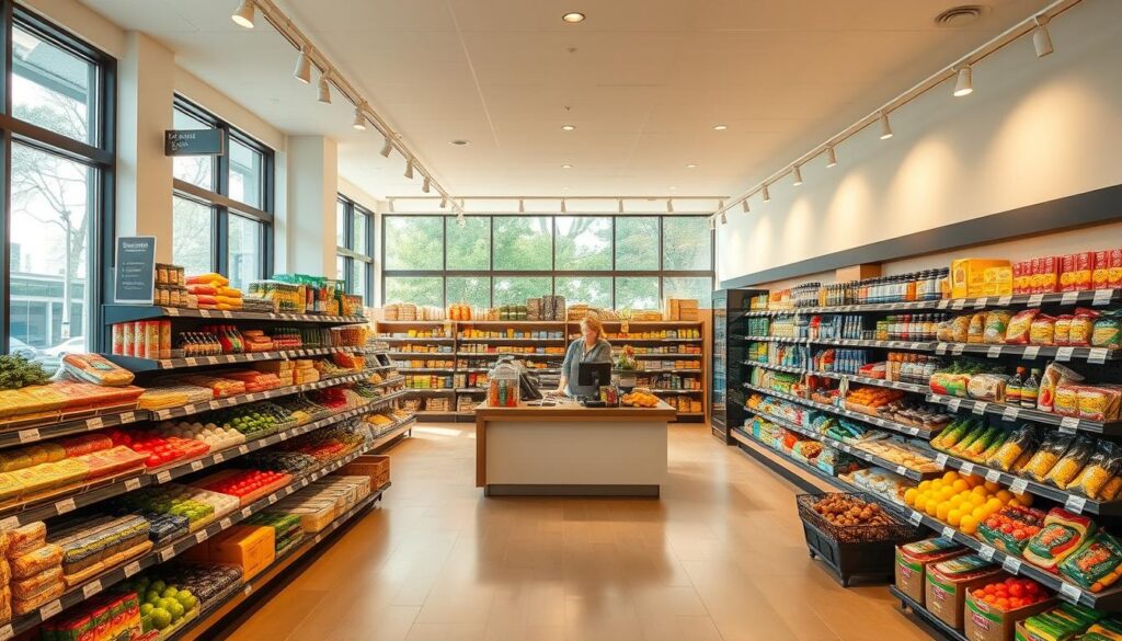 local food store design