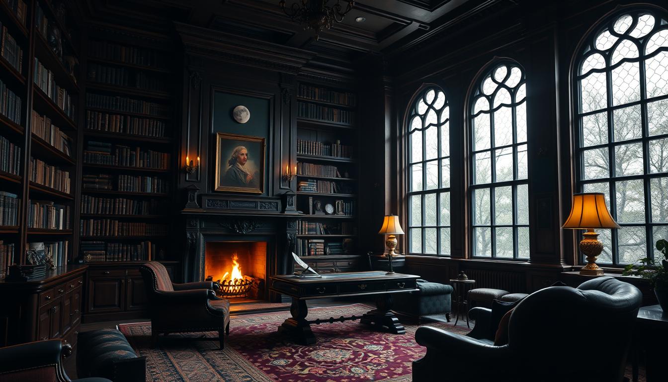 dark academia interior design
