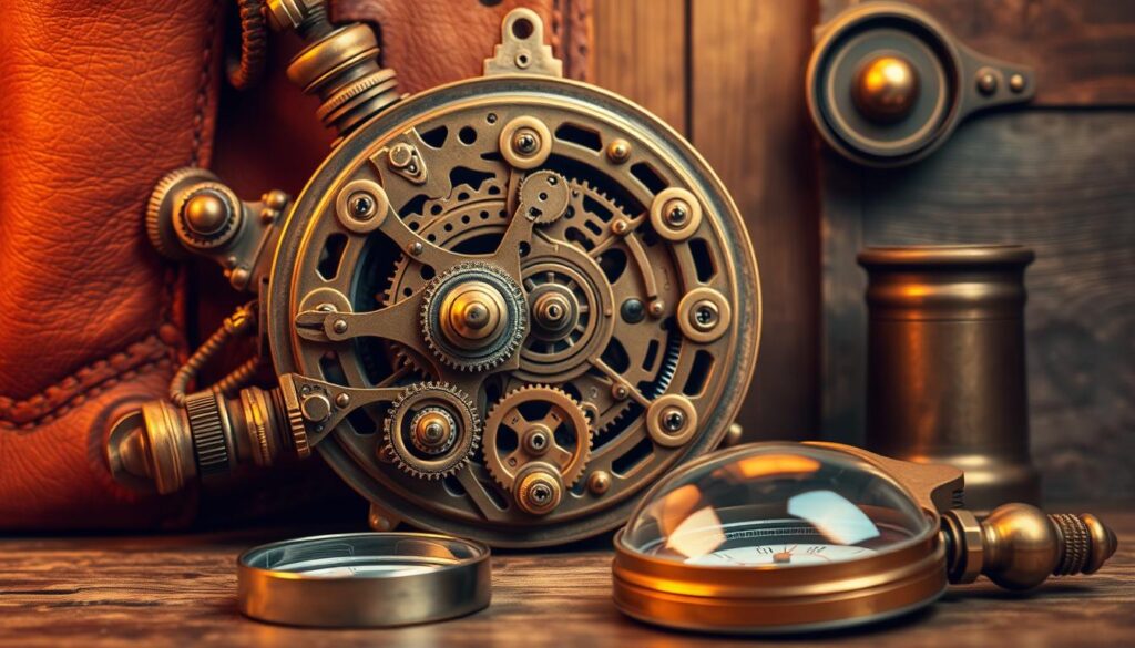 Steampunk decorative elements