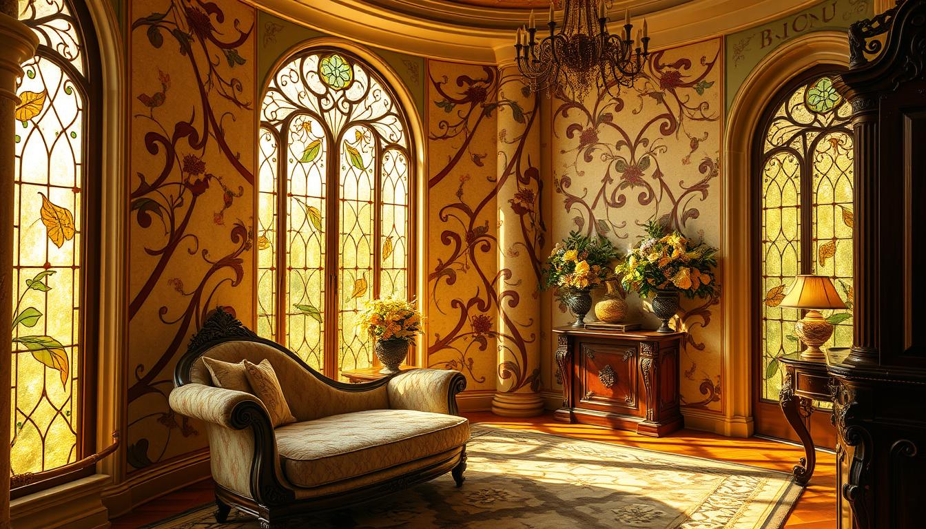 art nouveau interior design