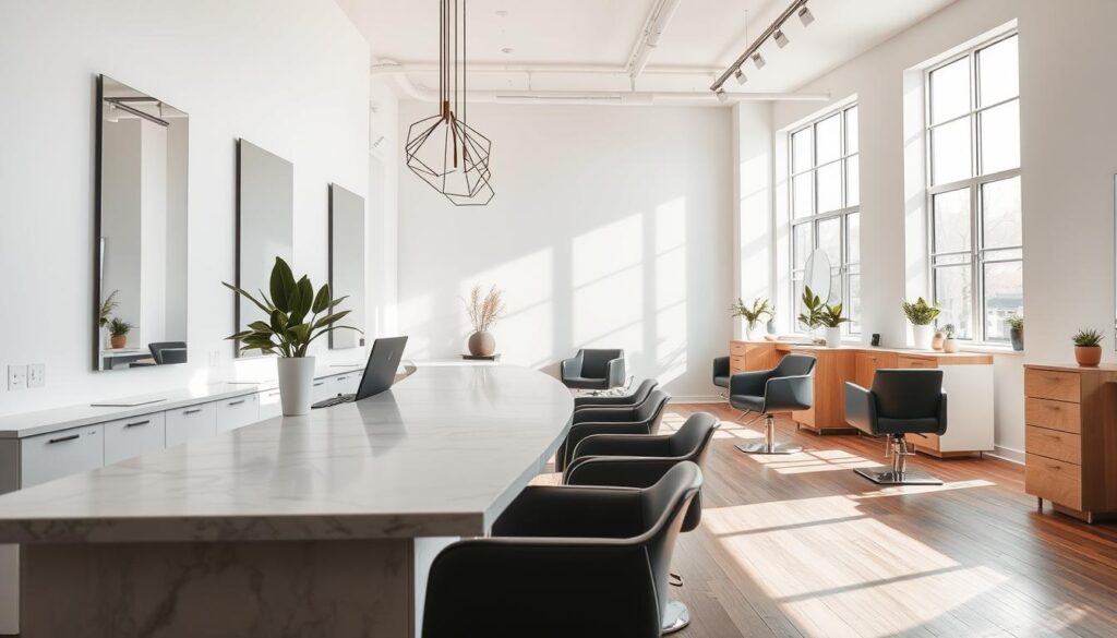 modern salon design